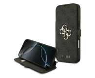 Guess Book 4G Metal Logo do iPhone 17 Pro Max czarny - 1365520 - zdjęcie 1